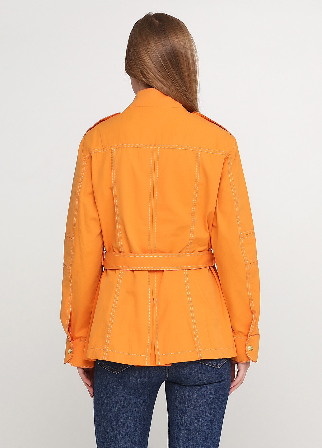 Оранжевая демисезонная куртка Fidele