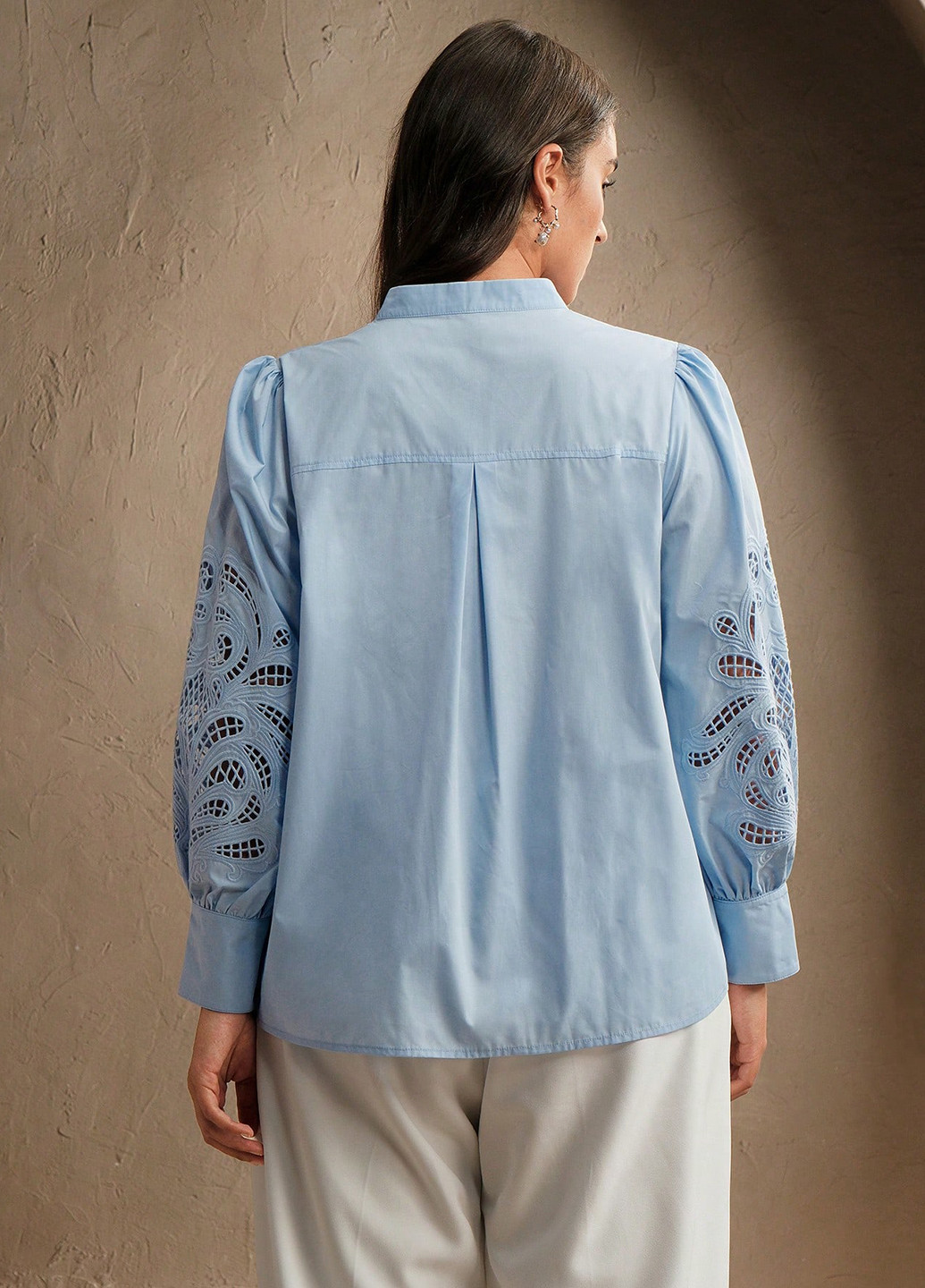 Голубая блуза SHEIN