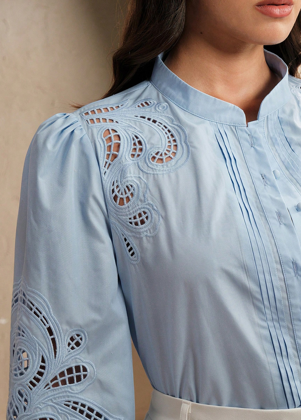 Голубая блуза SHEIN