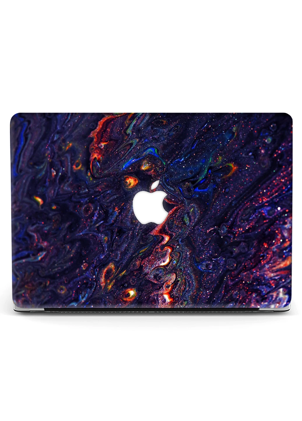 Чохол пластиковий для Apple MacBook Pro Retina 13 A1502 / А1425 Темно-фіолетовий глиттер (6352-2384) MobiPrint (218867673)