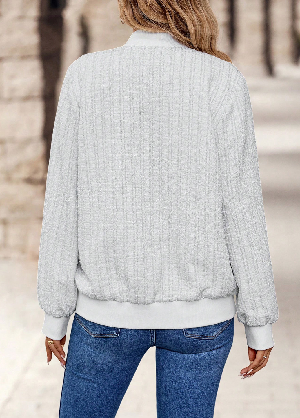 Бомбер SHEIN на молнии (366747805)