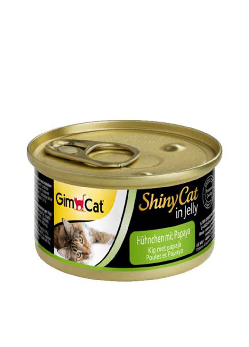 М'ясні консерви Shiny Cat k Курка та папайя, 70 г GimCat (251339040)