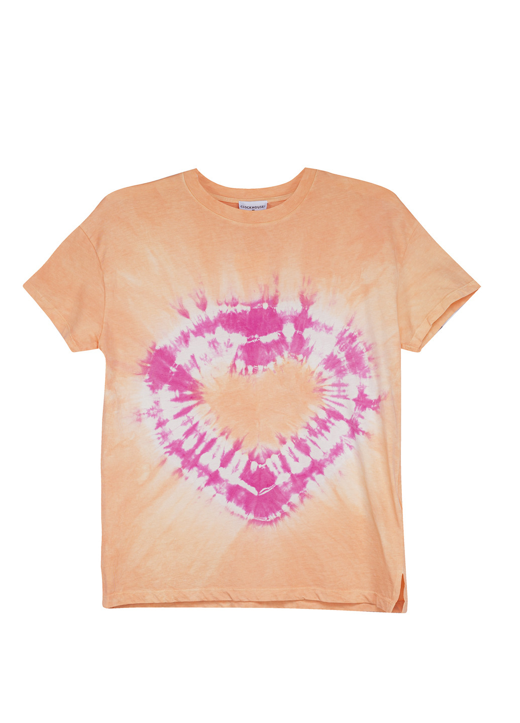 Персиковая летняя футболка C&A
