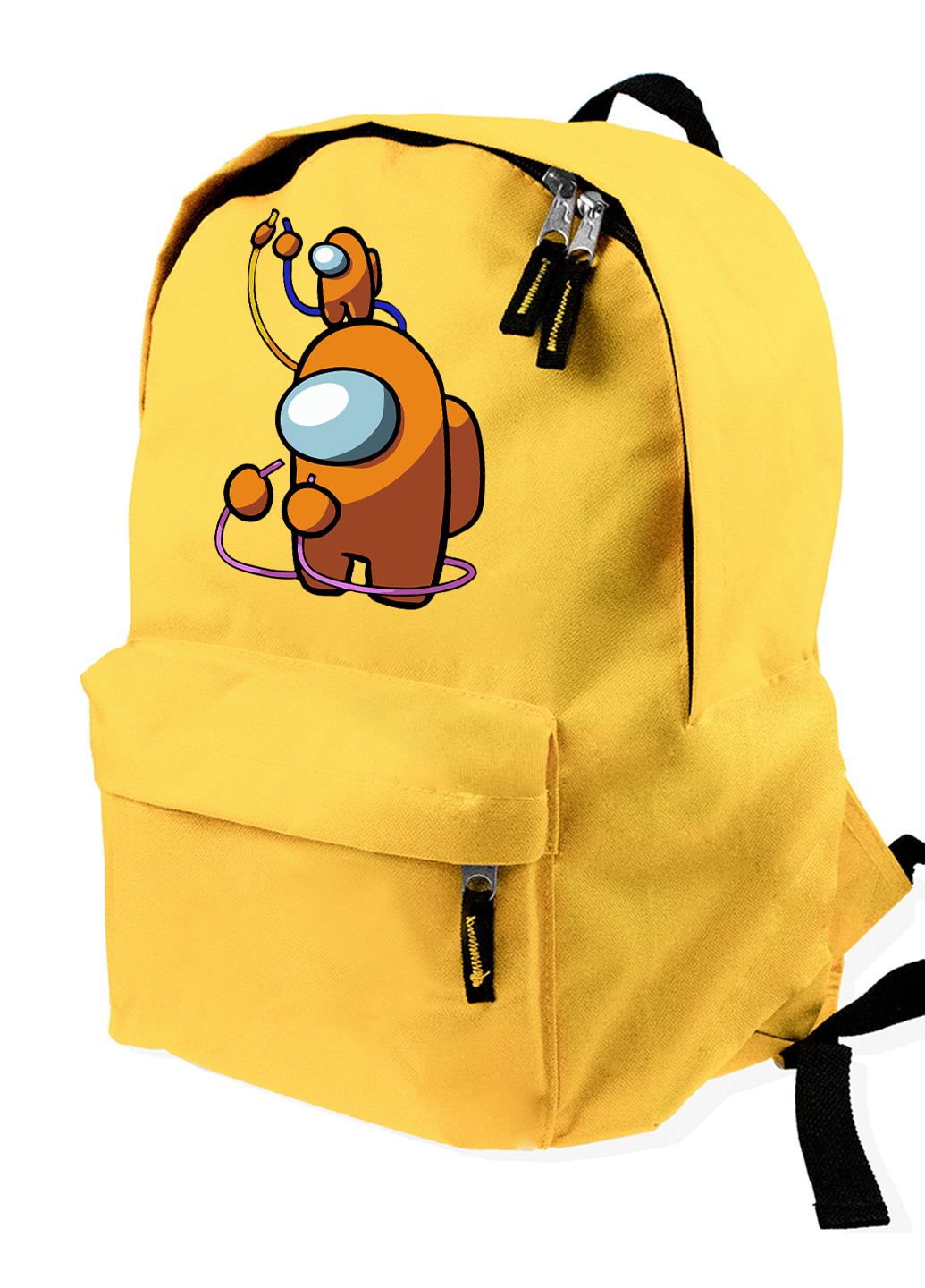 Детский рюкзак Амонг Ас Оранжевый (Among Us Orange) (9263-2413) MobiPrint (217075262)