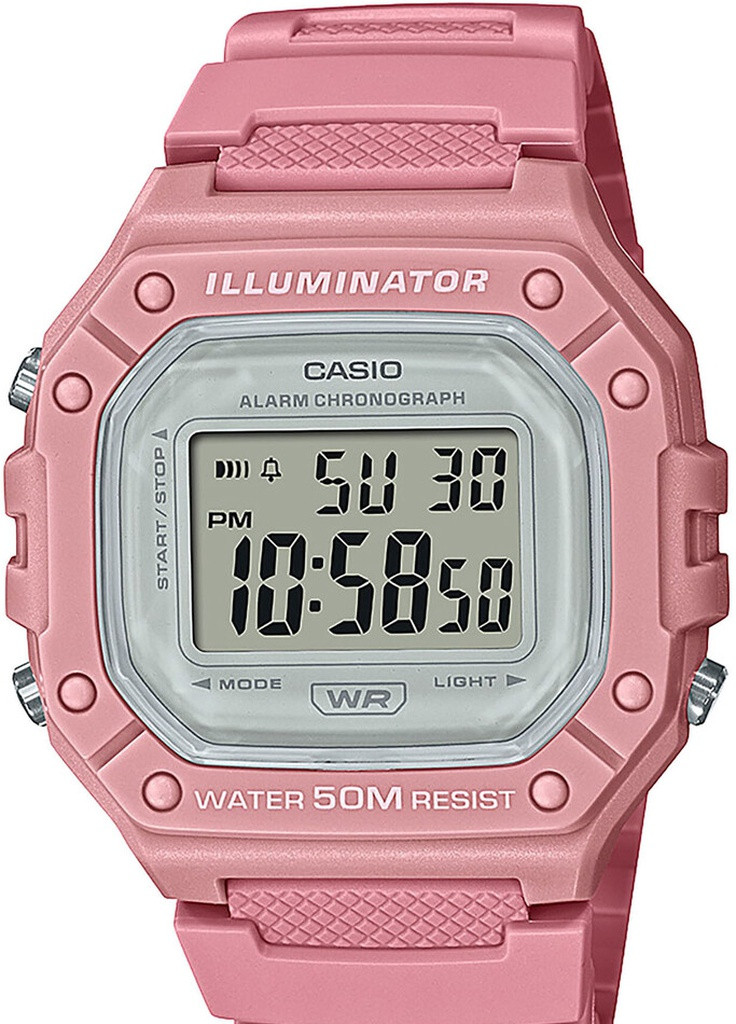 Часы W-218HC-4AVEF кварцевые спортивные Casio (253705992)