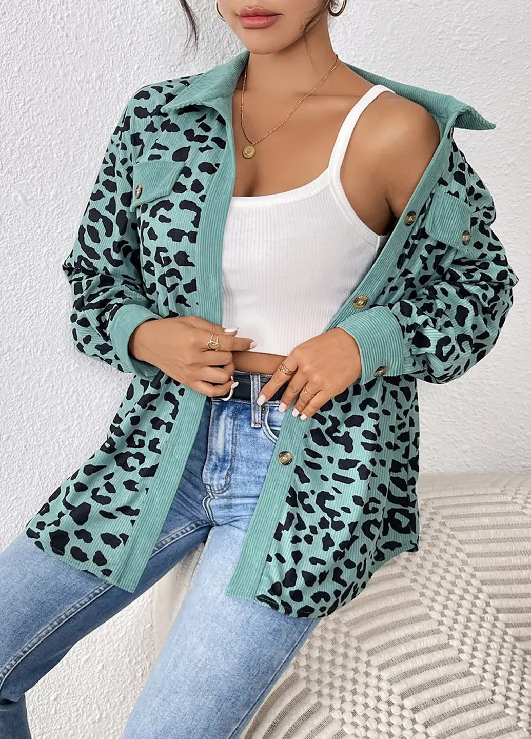 Куртка-сорочка SHEIN (353313062)