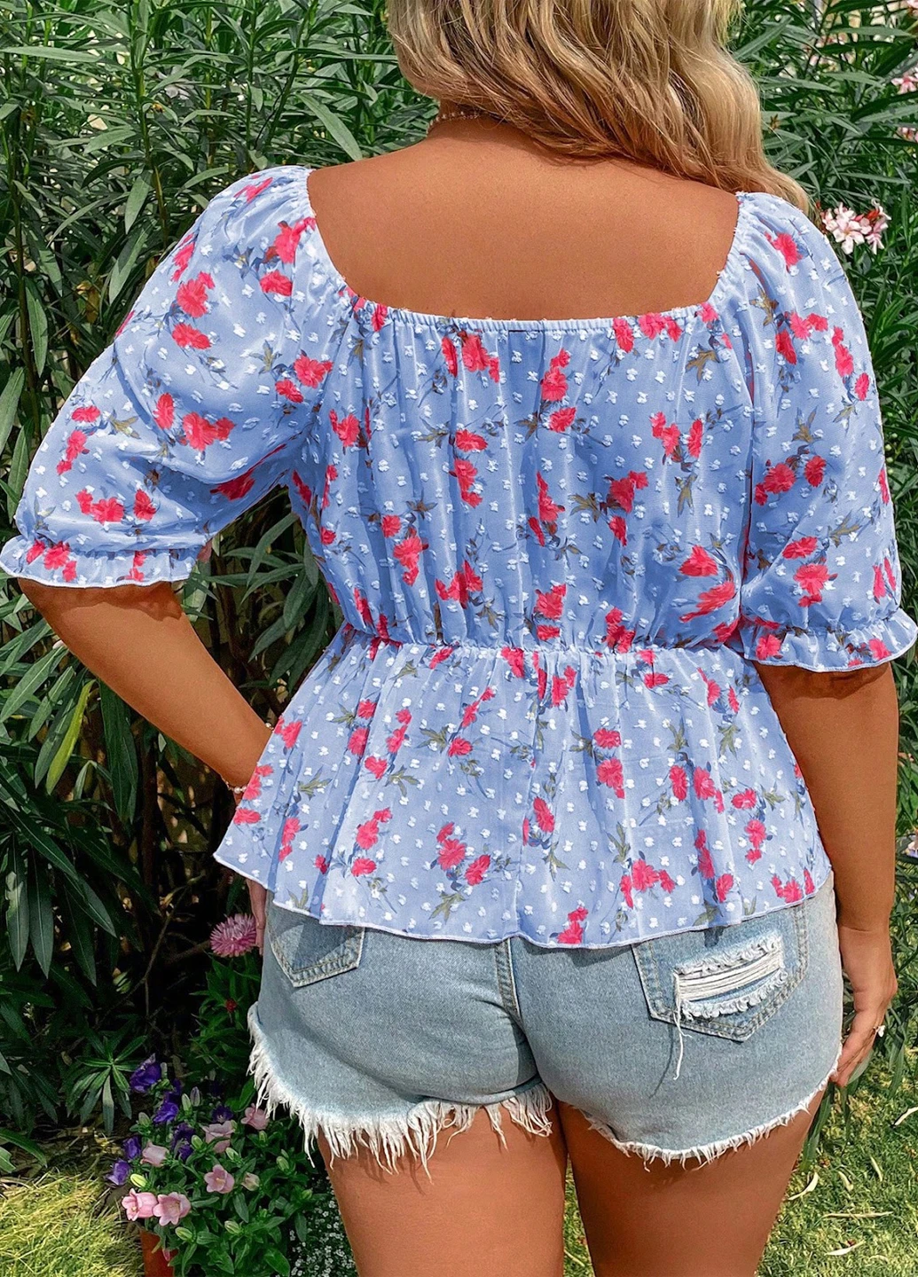 Комбінована блуза SHEIN