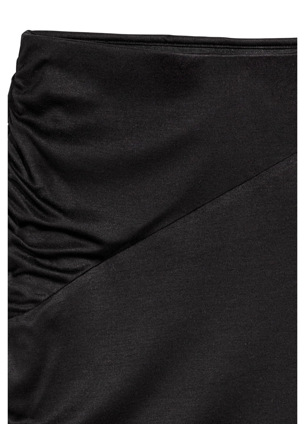 Черная кэжуал однотонная юбка H&M карандаш