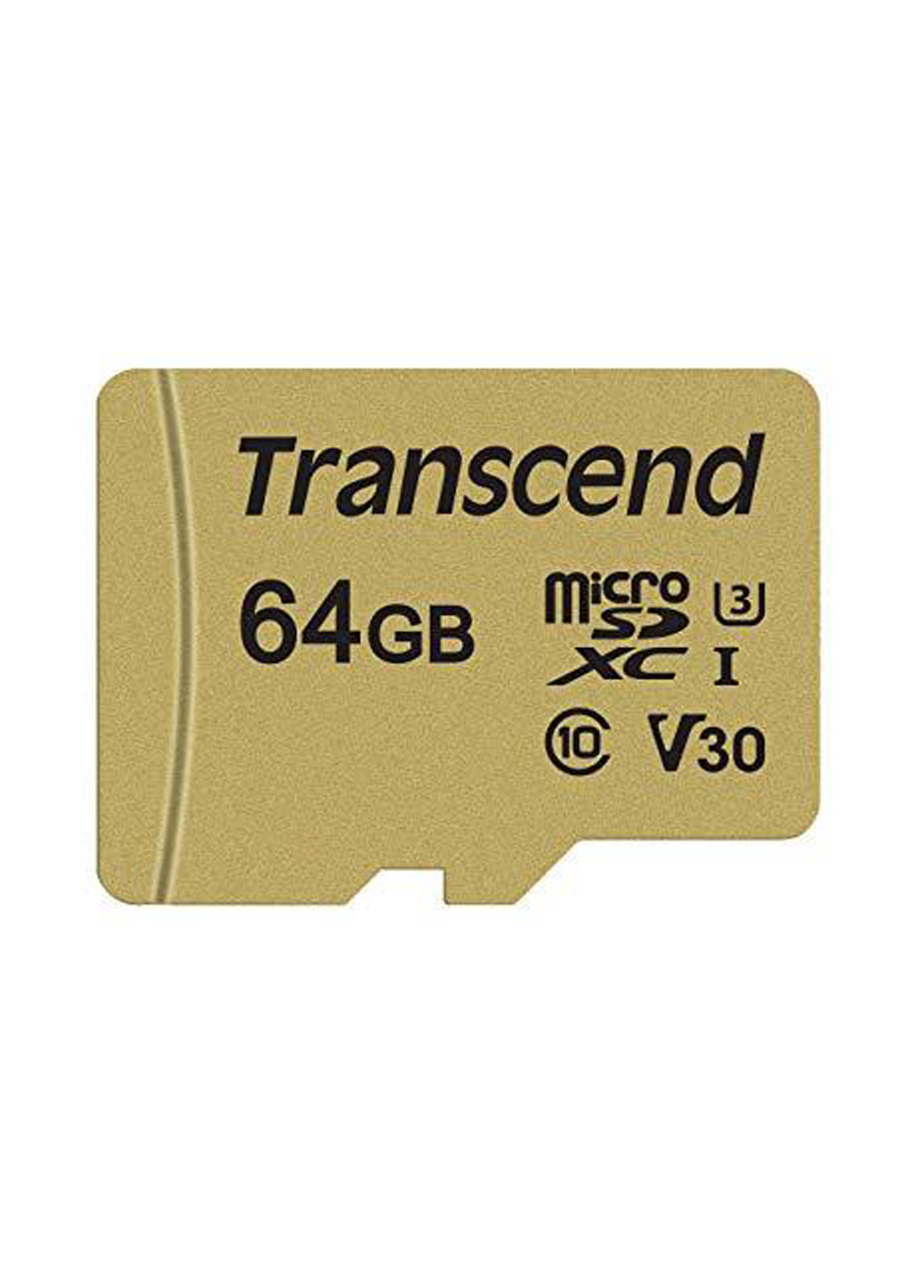 Карта памяти microSDXC 64GB C10 UHS-I U3 (R95/W60MB/s) + SD-adapter (TS64GUSD500S) Transcend карта памяти transcend microsdxc 64gb c10 uhs-i u3 (r95/w60mb/s) + sd-adapter (ts64gusd500s) (130843149)