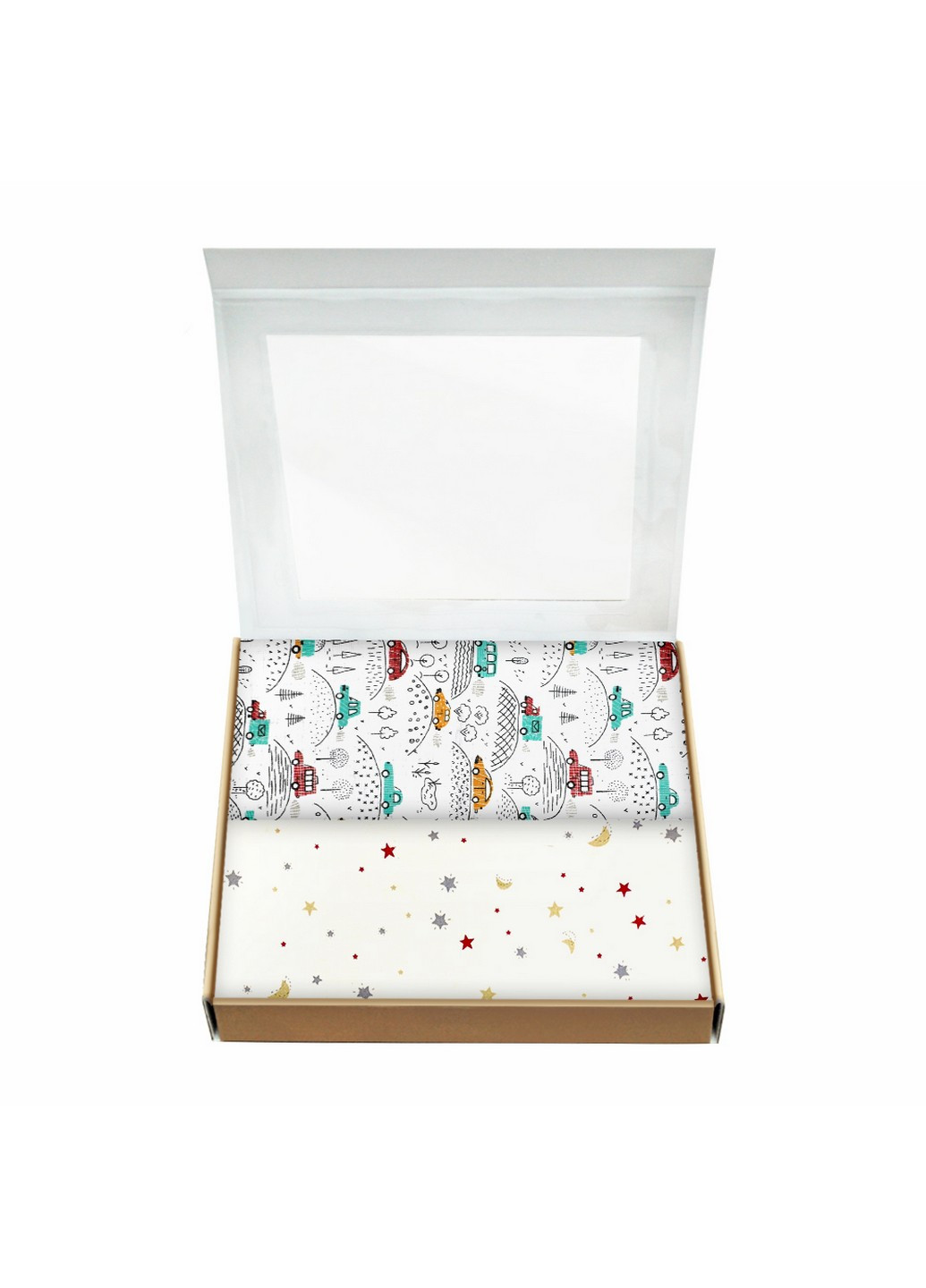 Набір пелюшок бязь CARS FOREST MOON STARS (2 шт) Cosas (250498751)