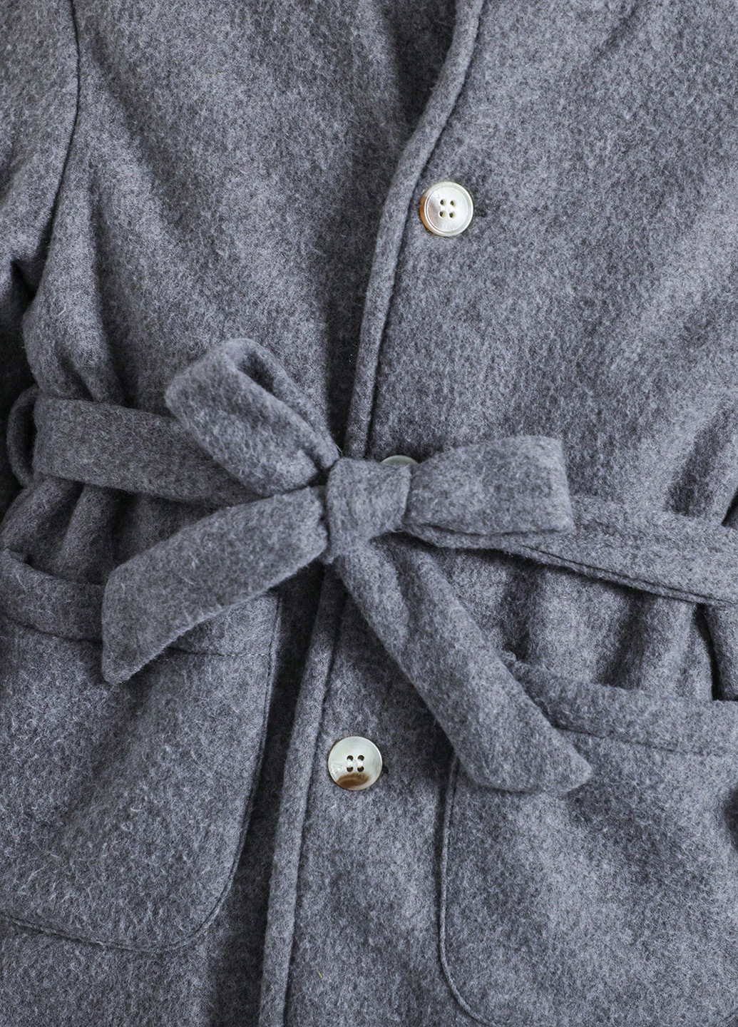 Сірне демісезонне Пальто пальто-сорочка SHEIN