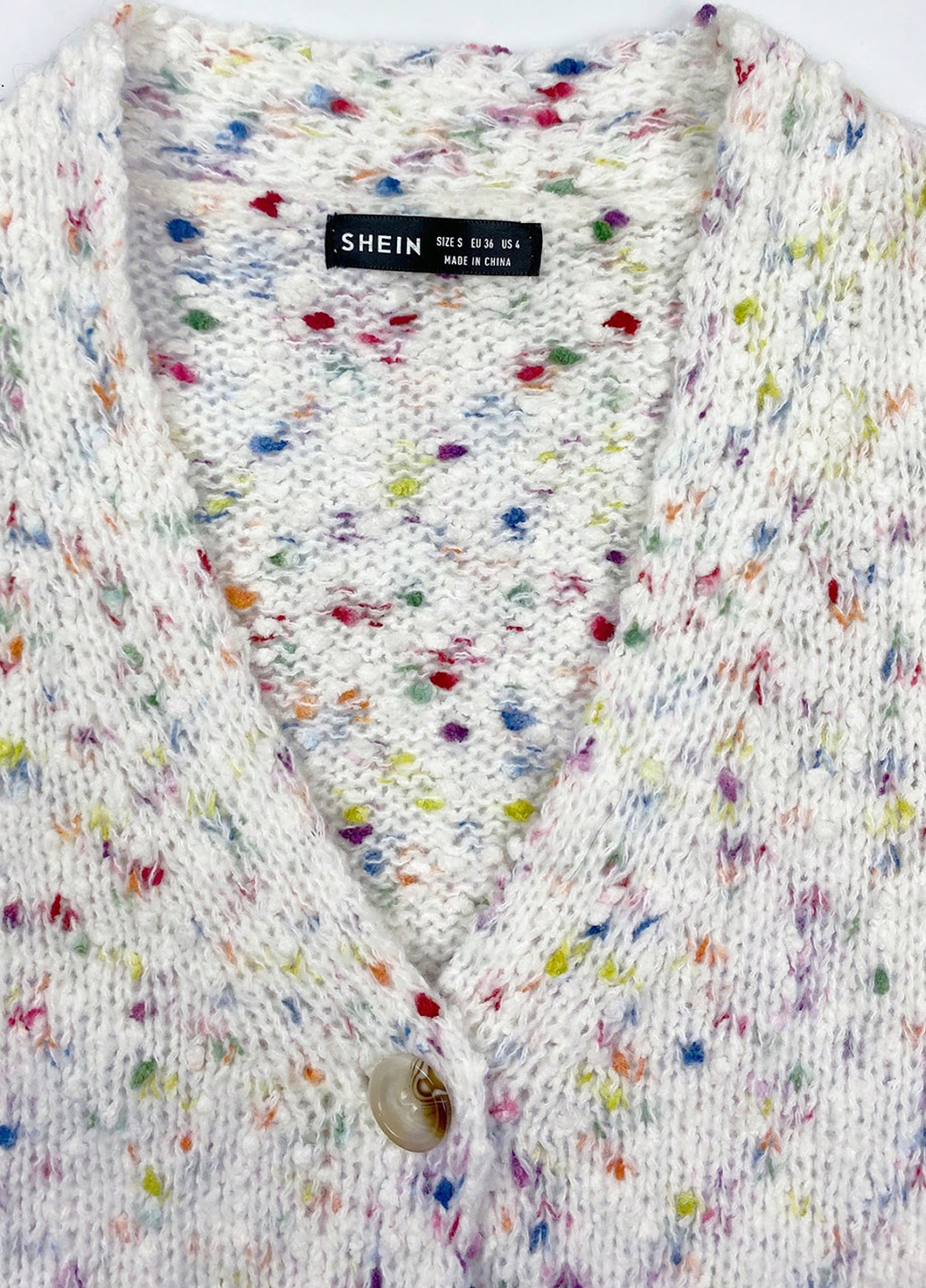 Разноцветный демисезонный кардиган SHEIN