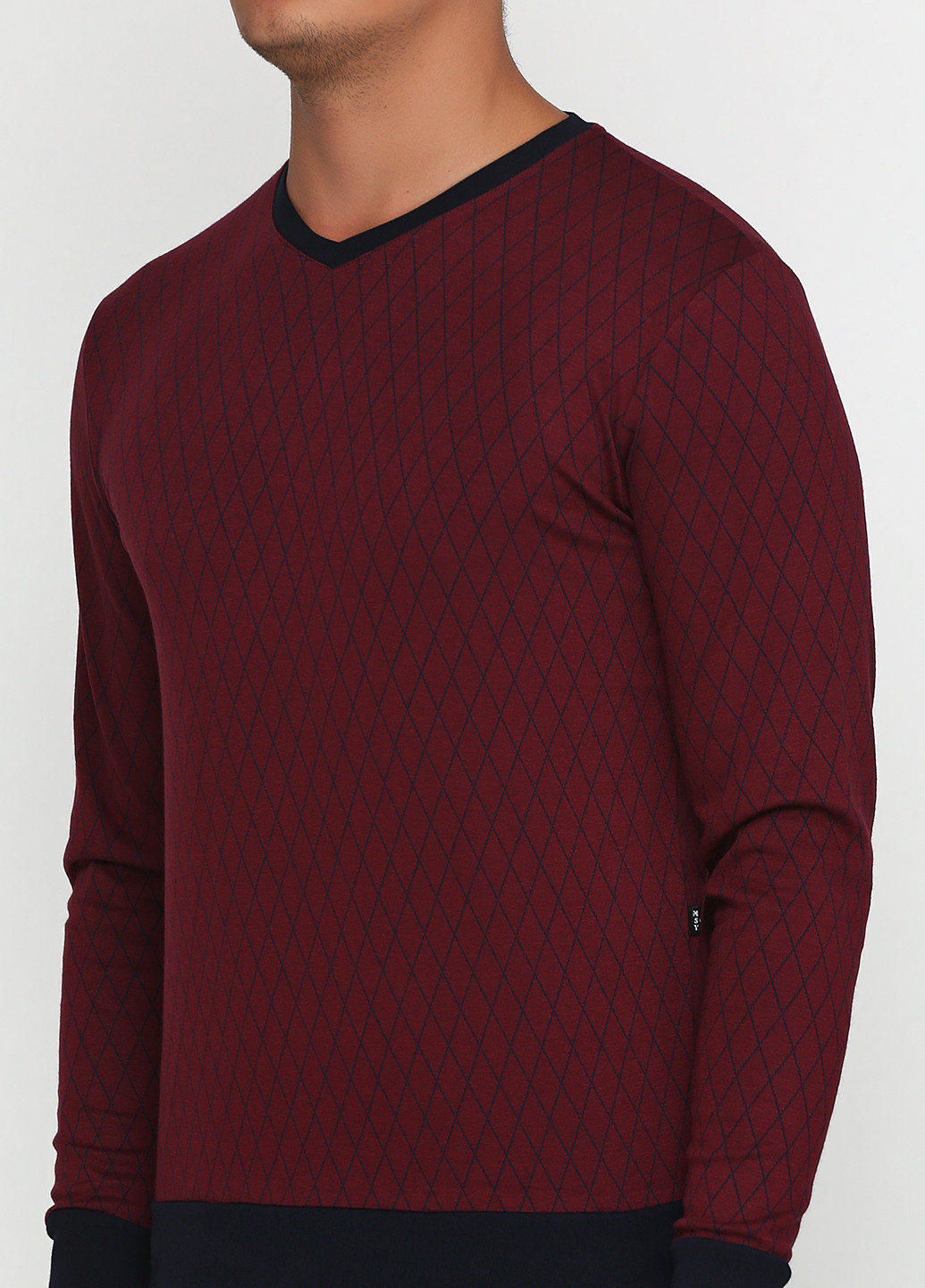 Вишневий демісезонний пуловер пуловер MSY