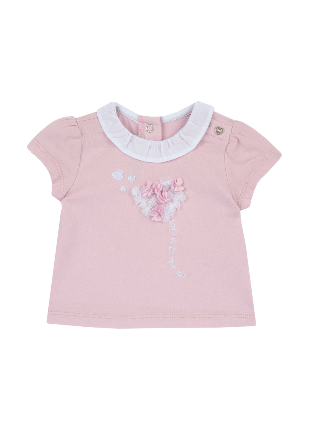 Рожева літня футболка Chicco