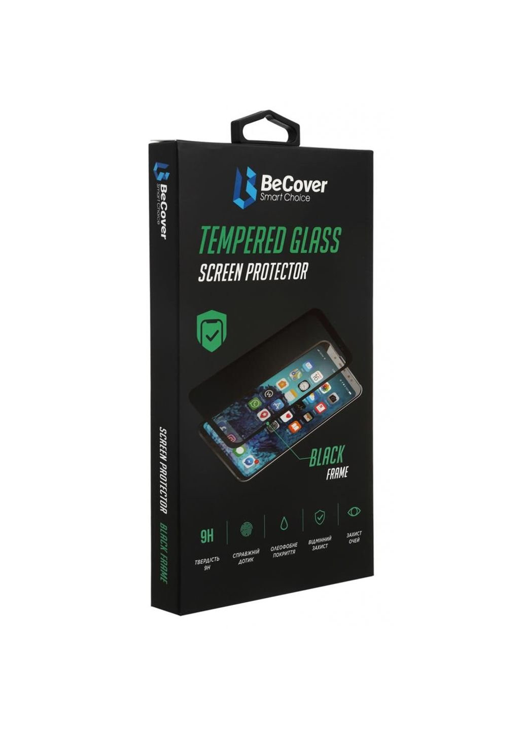 Скло захисне Xiaomi Redmi Note 10 / Note 10S Black (705993) BeCover (249597174)