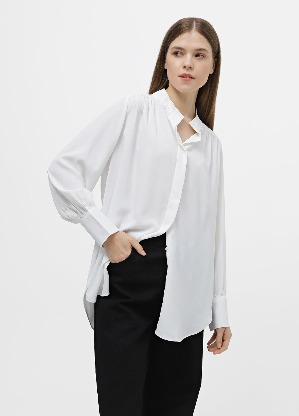 Белая блуза Piazza Italia