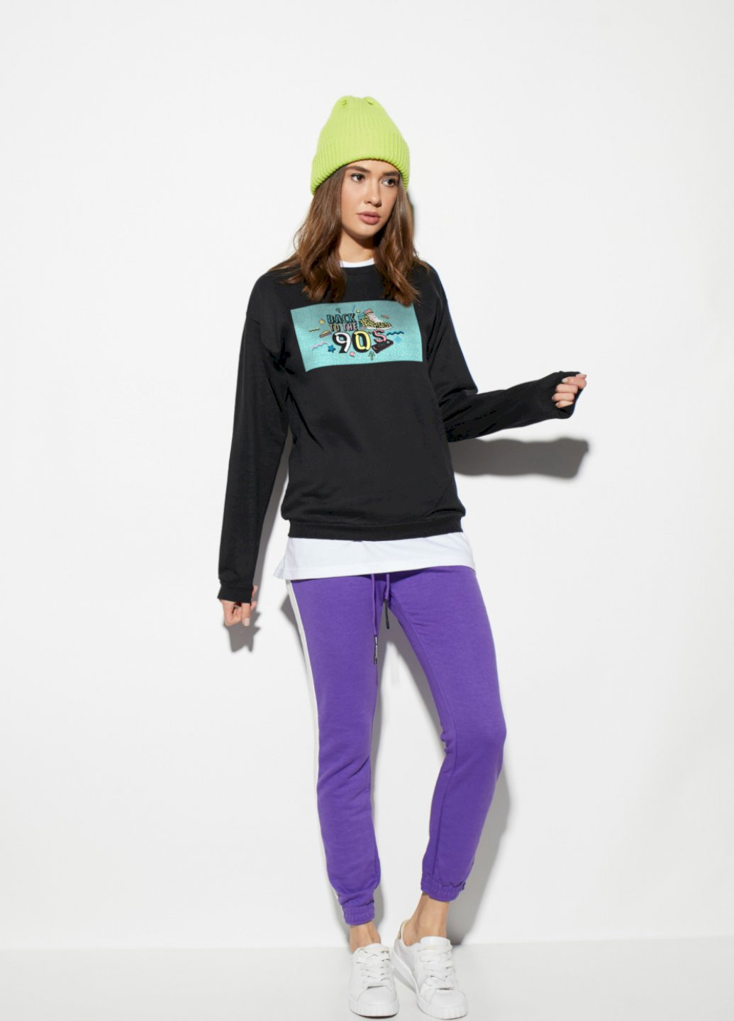 Черный свитшот basic YAPPI (201487604)