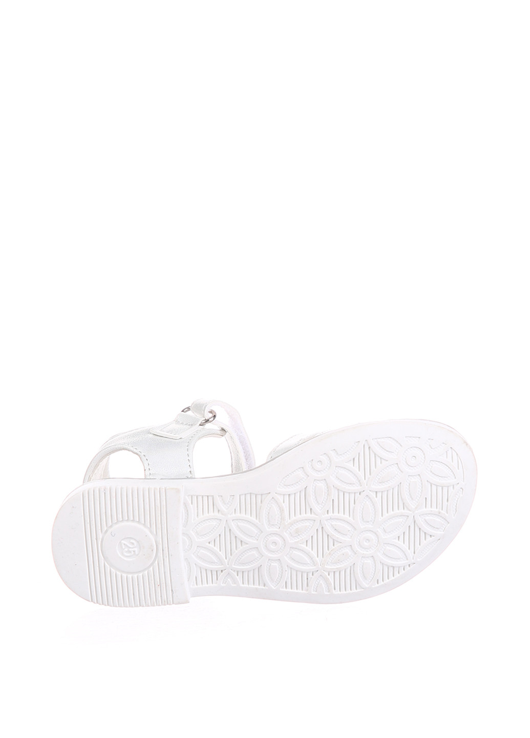 Белые кэжуал сандалии Clibee на липучке