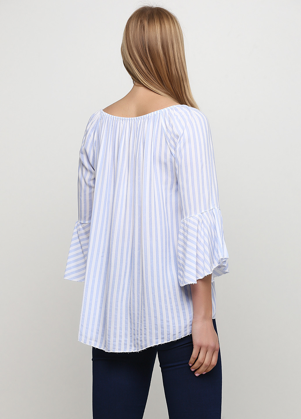 Комбинированная летняя блуза Moda in Italy