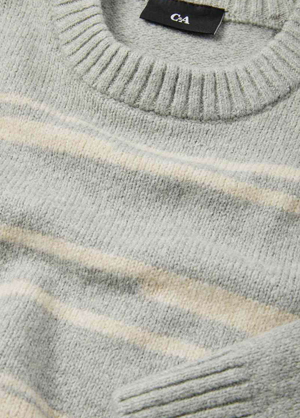 Серо-бежевый демисезонный джемпер джемпер C&A