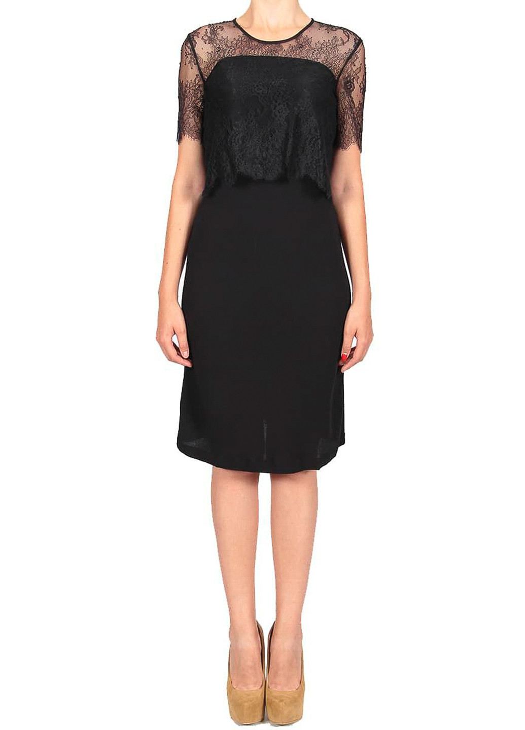 Чорна коктейльна сукня Pinko