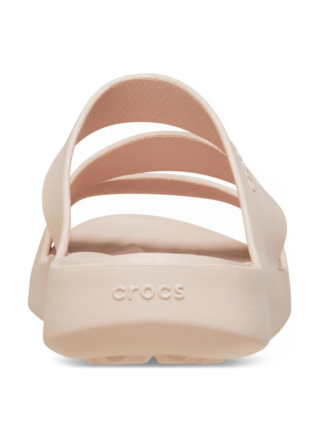 Бежевые шлепанцы Crocs