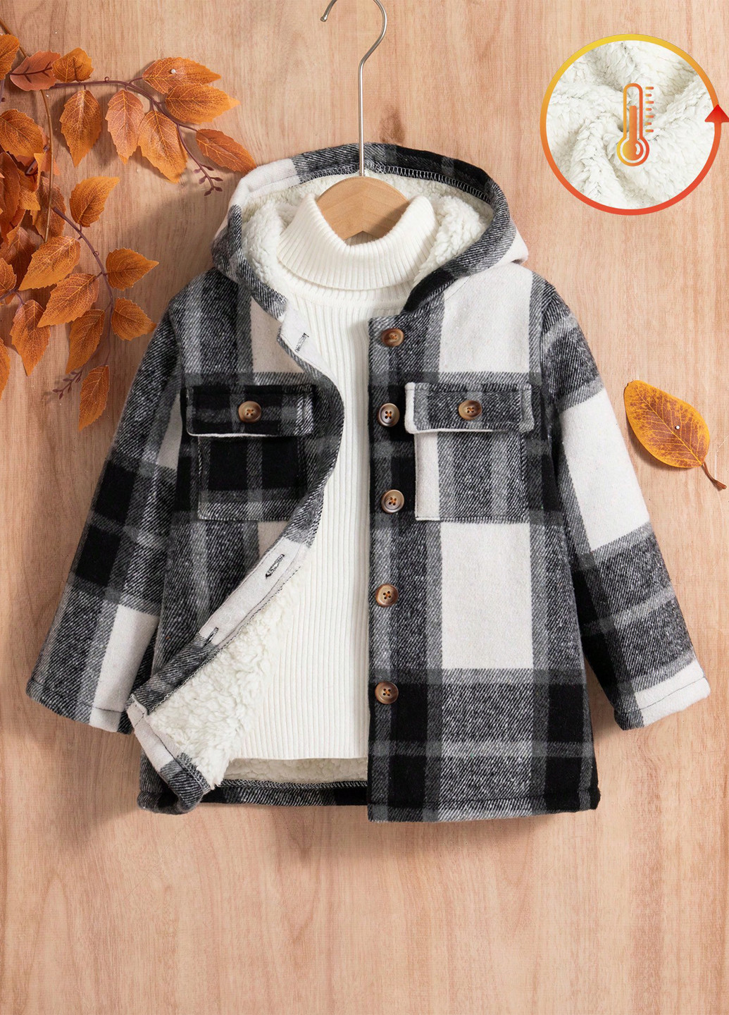 Куртка-сорочка SHEIN (365497054)