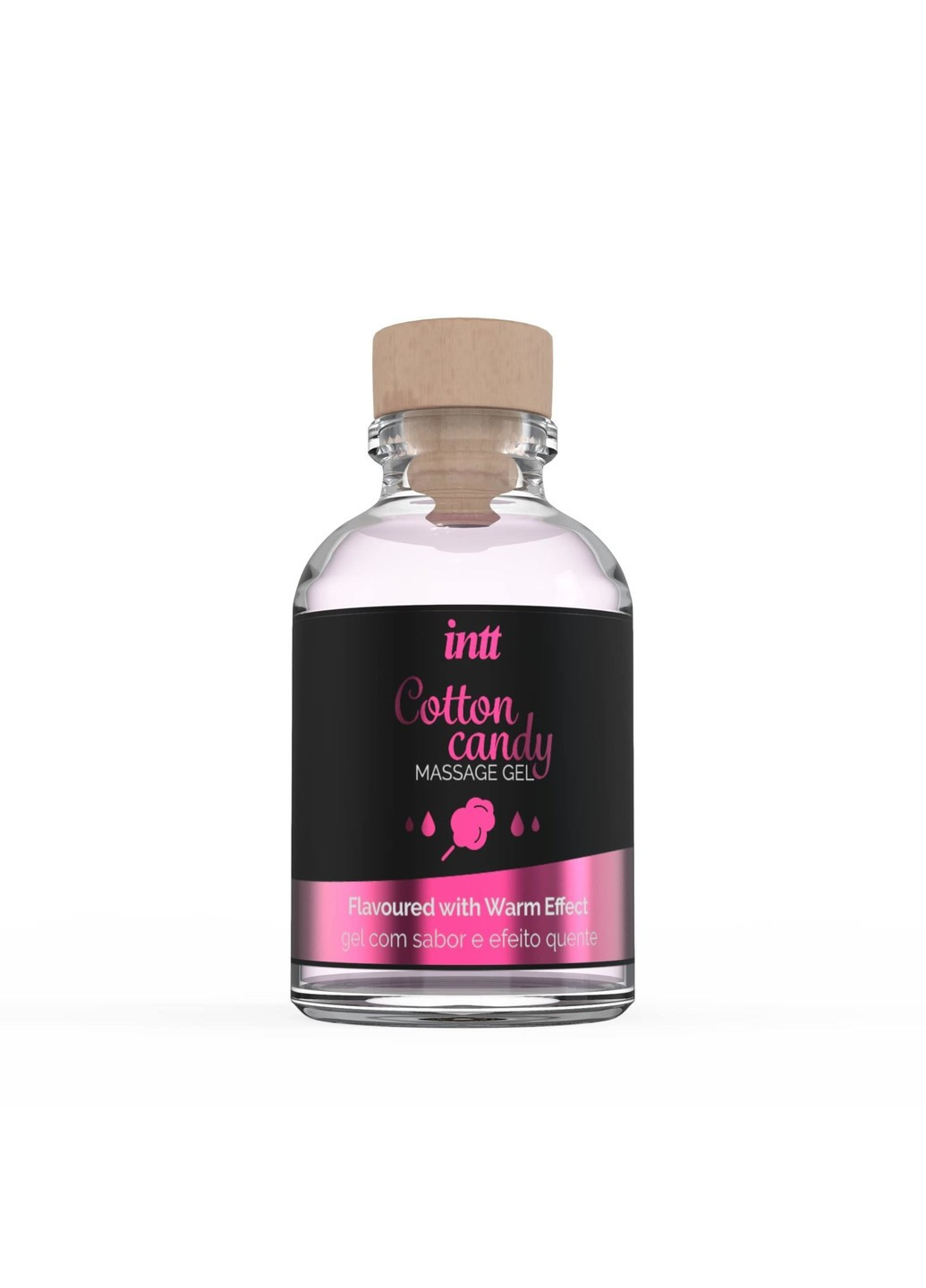 Масажний гель для інтимних зон Cotton Candy (30 мл) розігріваючий Intt (256537782)