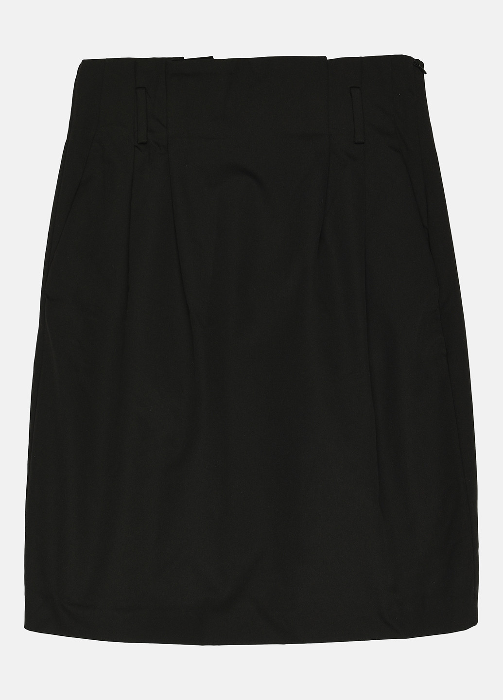 Черная кэжуал однотонная юбка H&M тюльпан