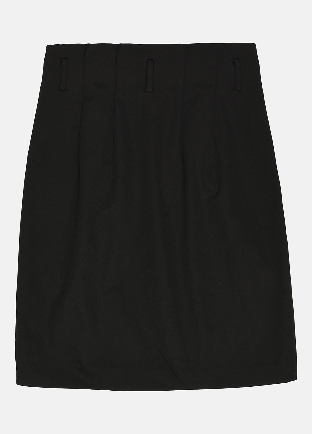 Черная кэжуал однотонная юбка H&M тюльпан