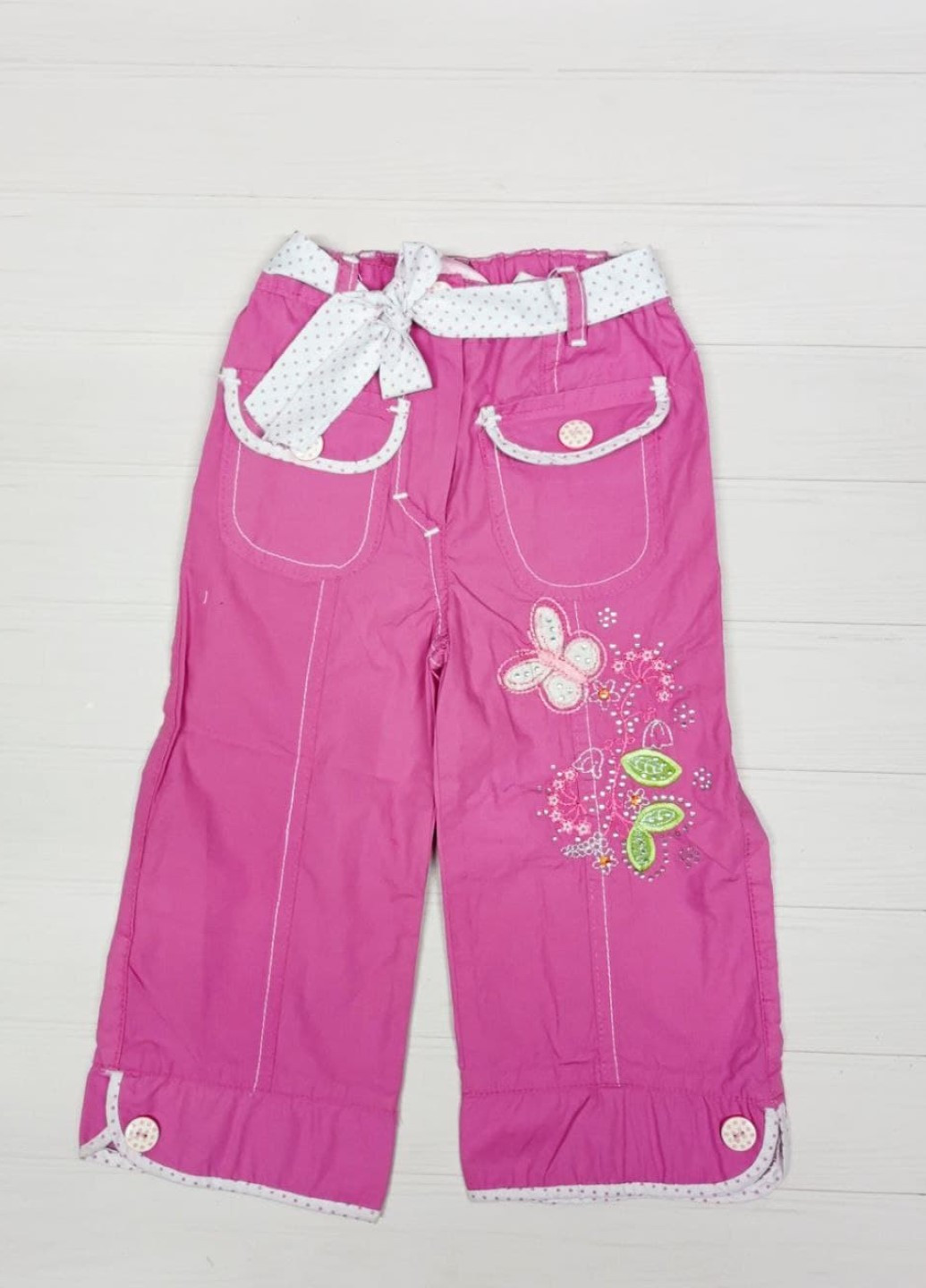 Розовые кэжуал демисезонные брюки Minebaby