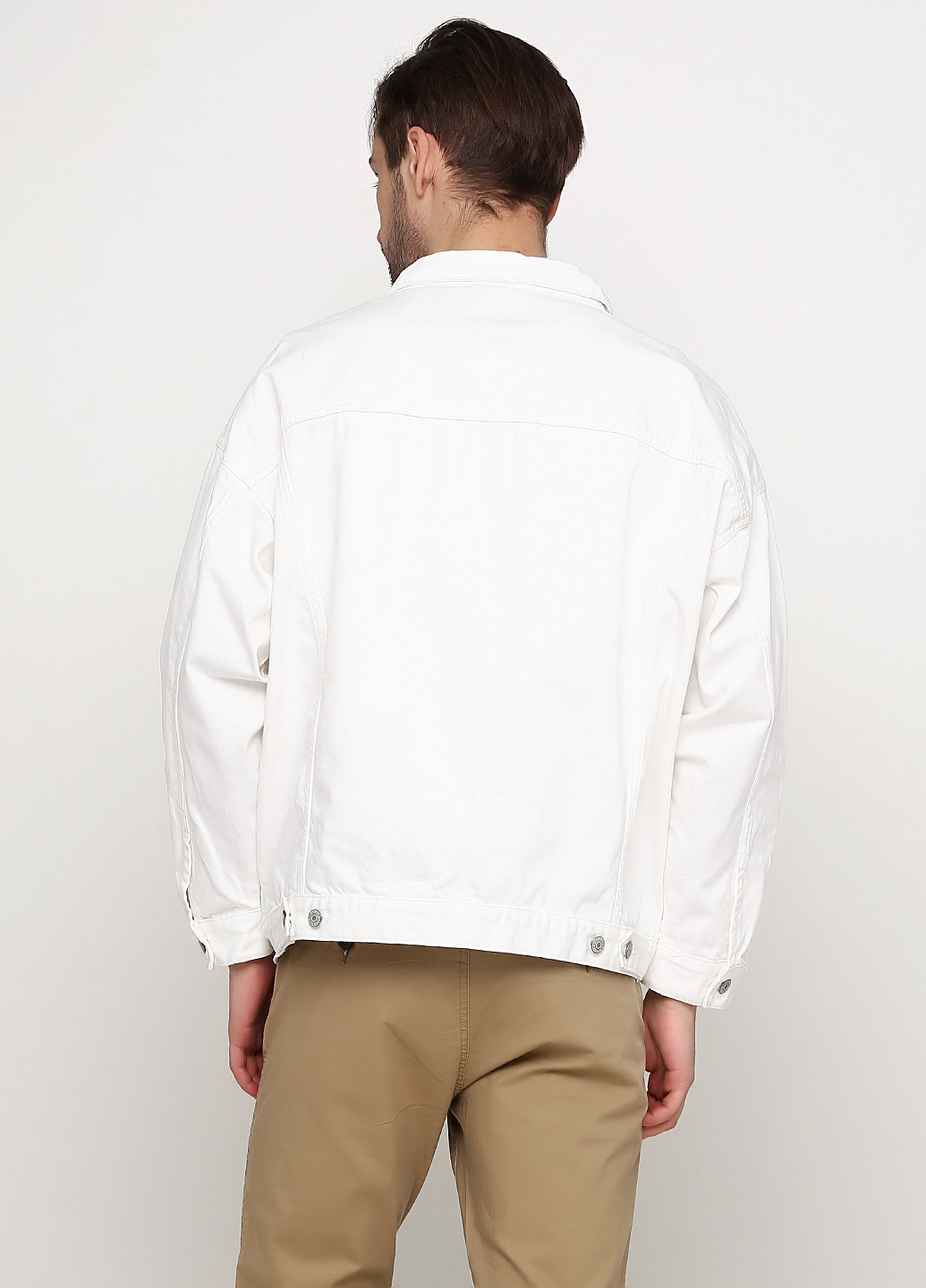 Біла демісезонна куртка H&M
