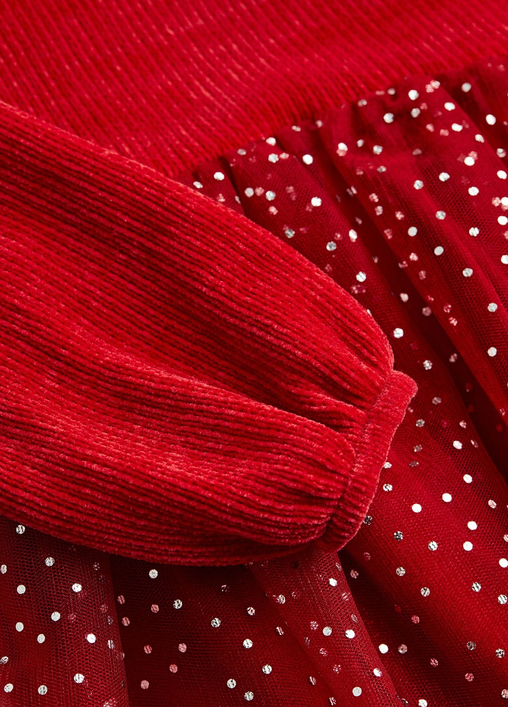 Тёмно-красное платье H&M (293057606)