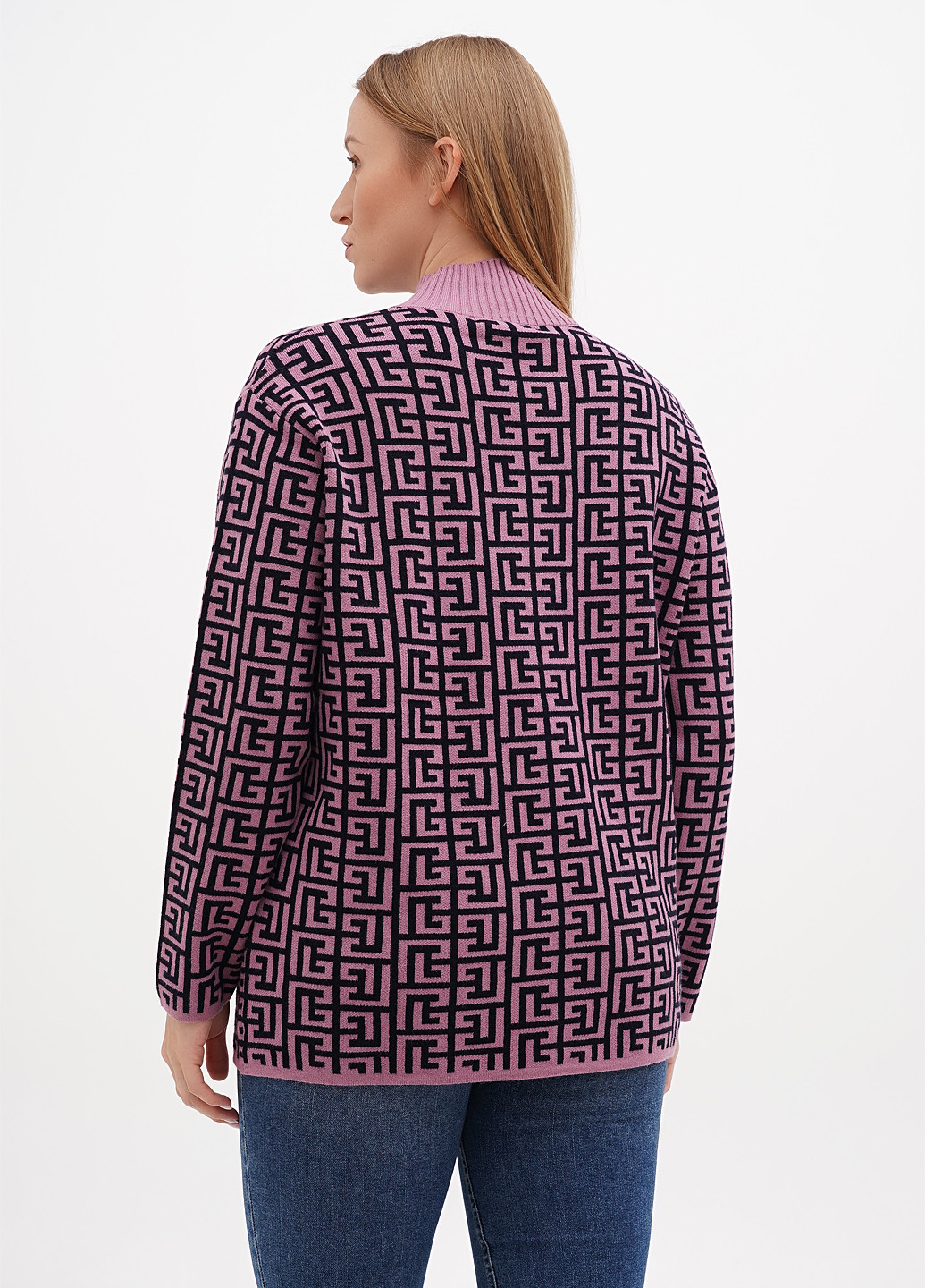 Ліловий демісезонний светр Kiss Me