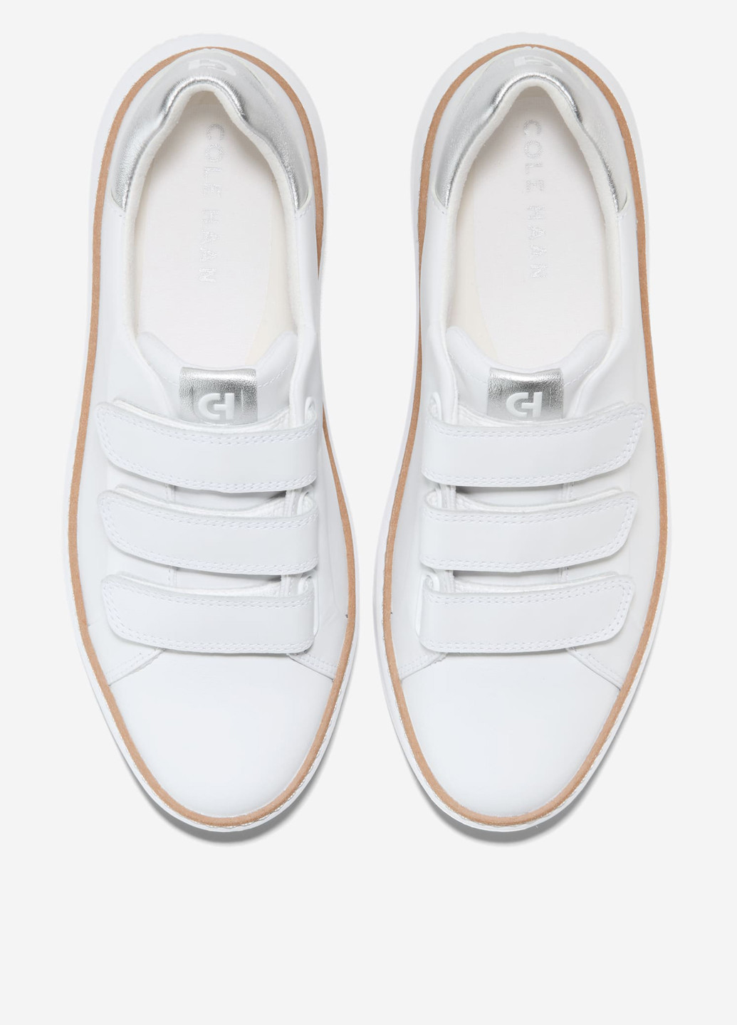 Білі кеди Cole Haan GrandPrø Topspin Triple Strap Sneaker