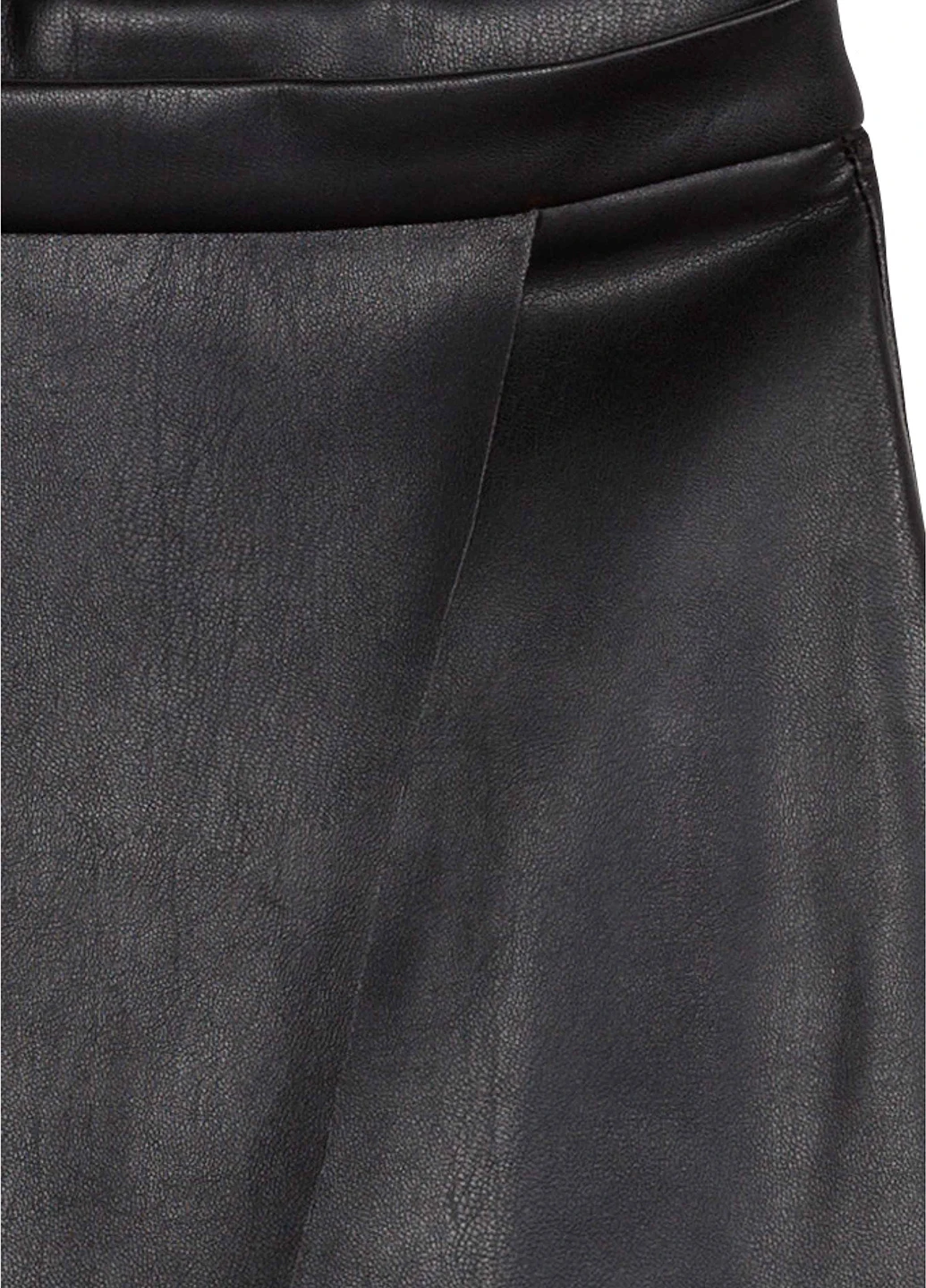 Черная кэжуал однотонная юбка H&M