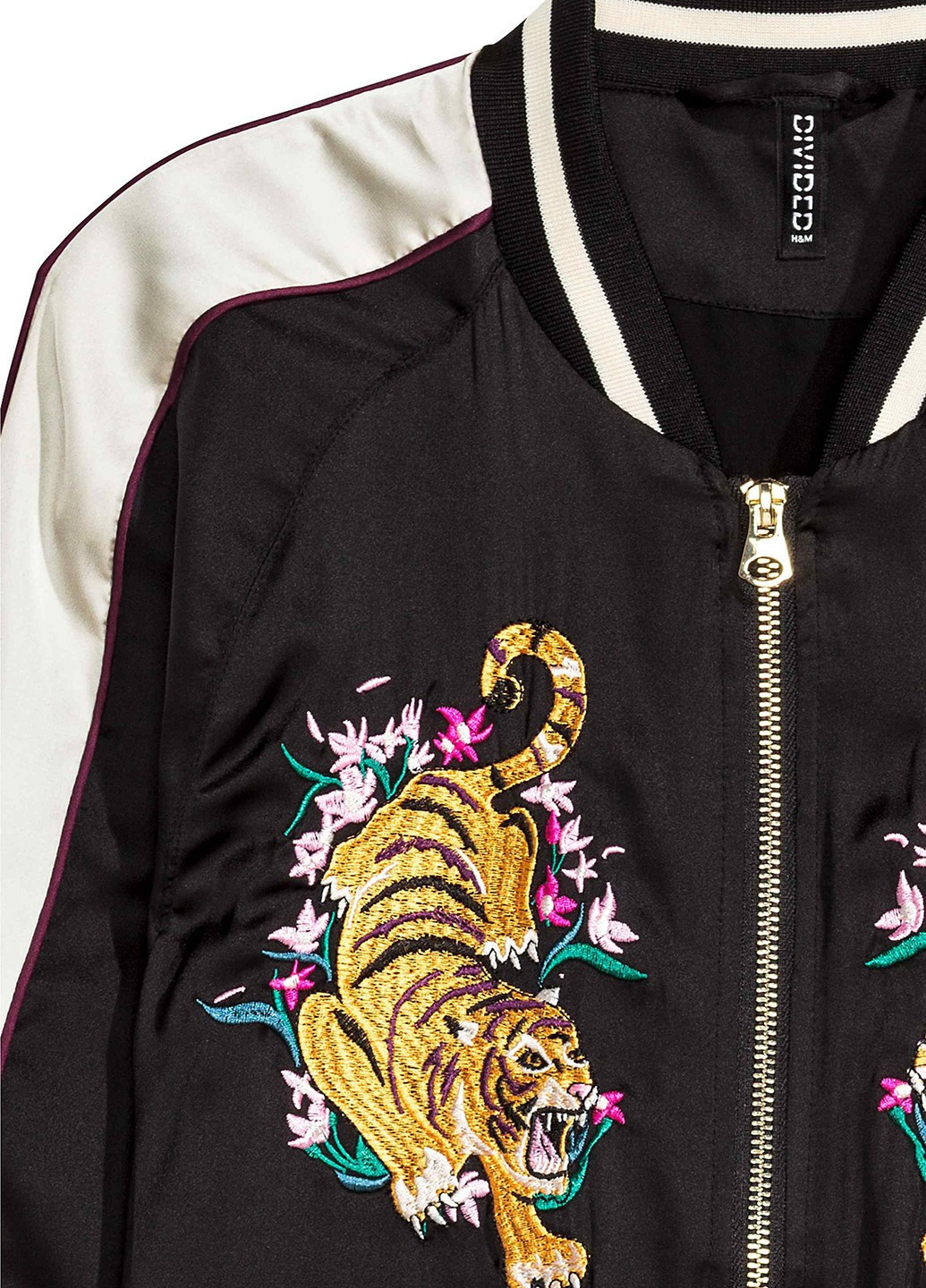 Чорна демісезонна куртка H&M