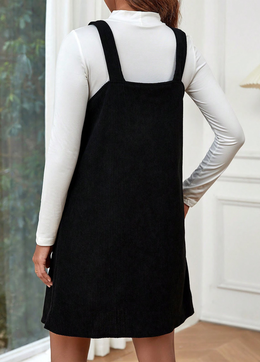 Черное праздничный, кэжуал платье а-силуэт SHEIN однотонное