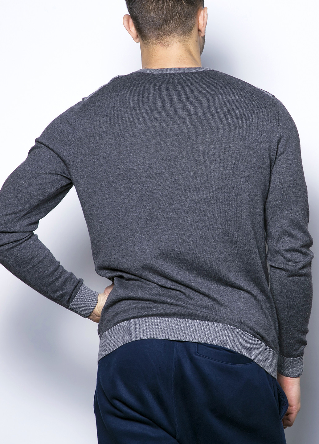 Серый демисезонный пуловер пуловер Gas