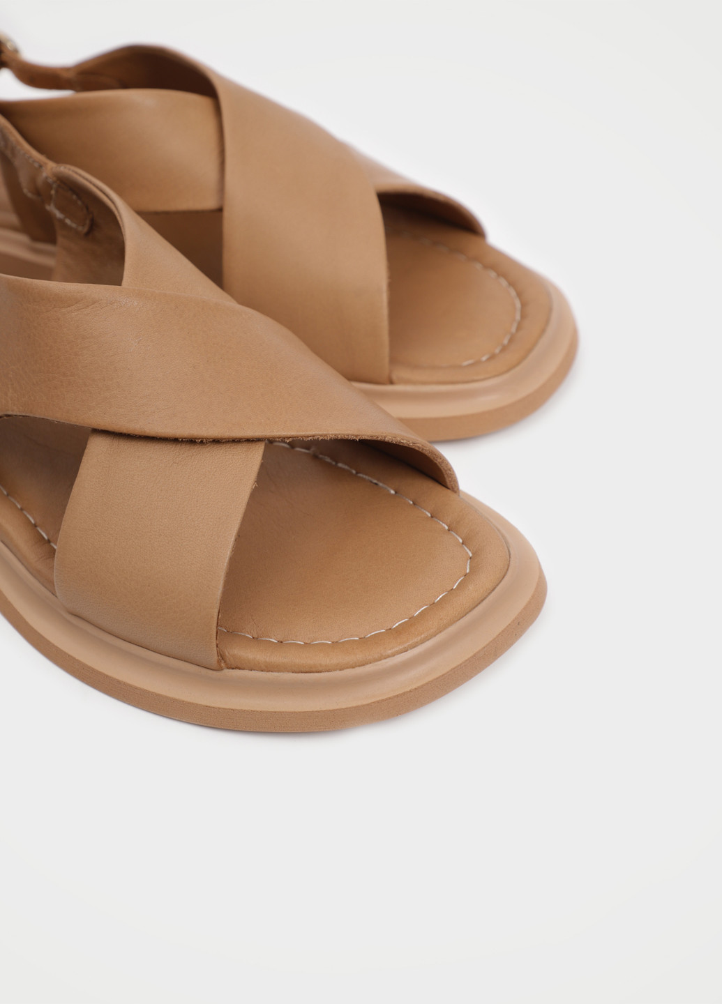 Оранжевые босоножки Respect с ремешком