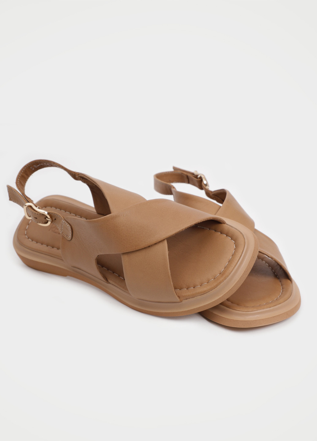 Оранжевые босоножки Respect с ремешком