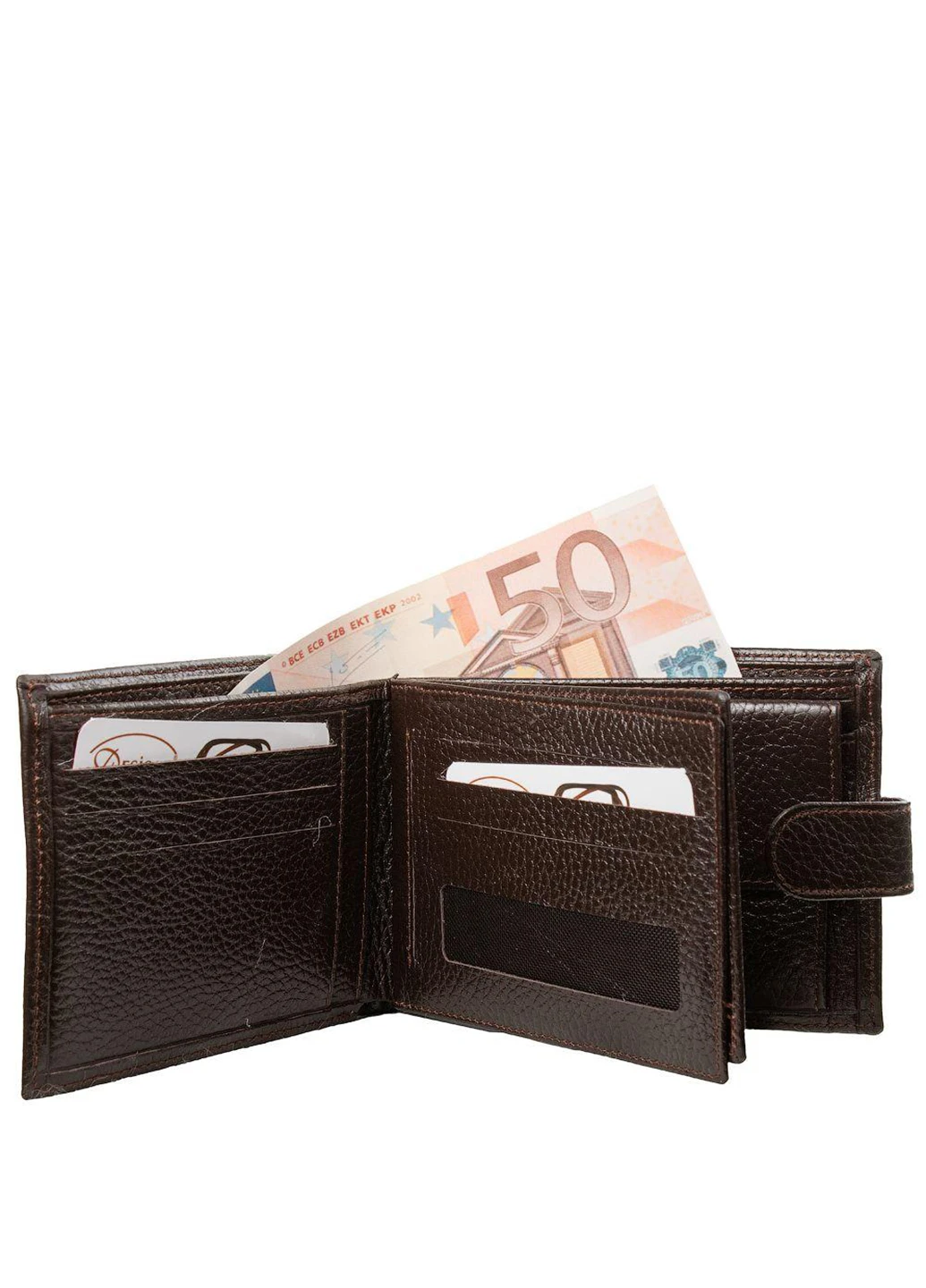 Мужское кожаное портмоне 12,5х9,5х3 см Desisan (232988388)