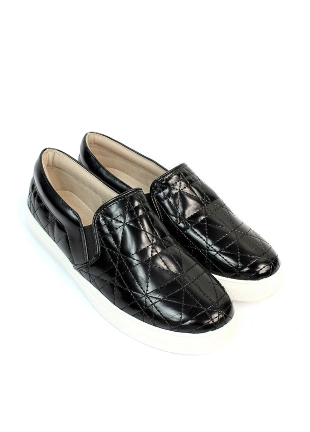 Черные слипоны Vices однотонные