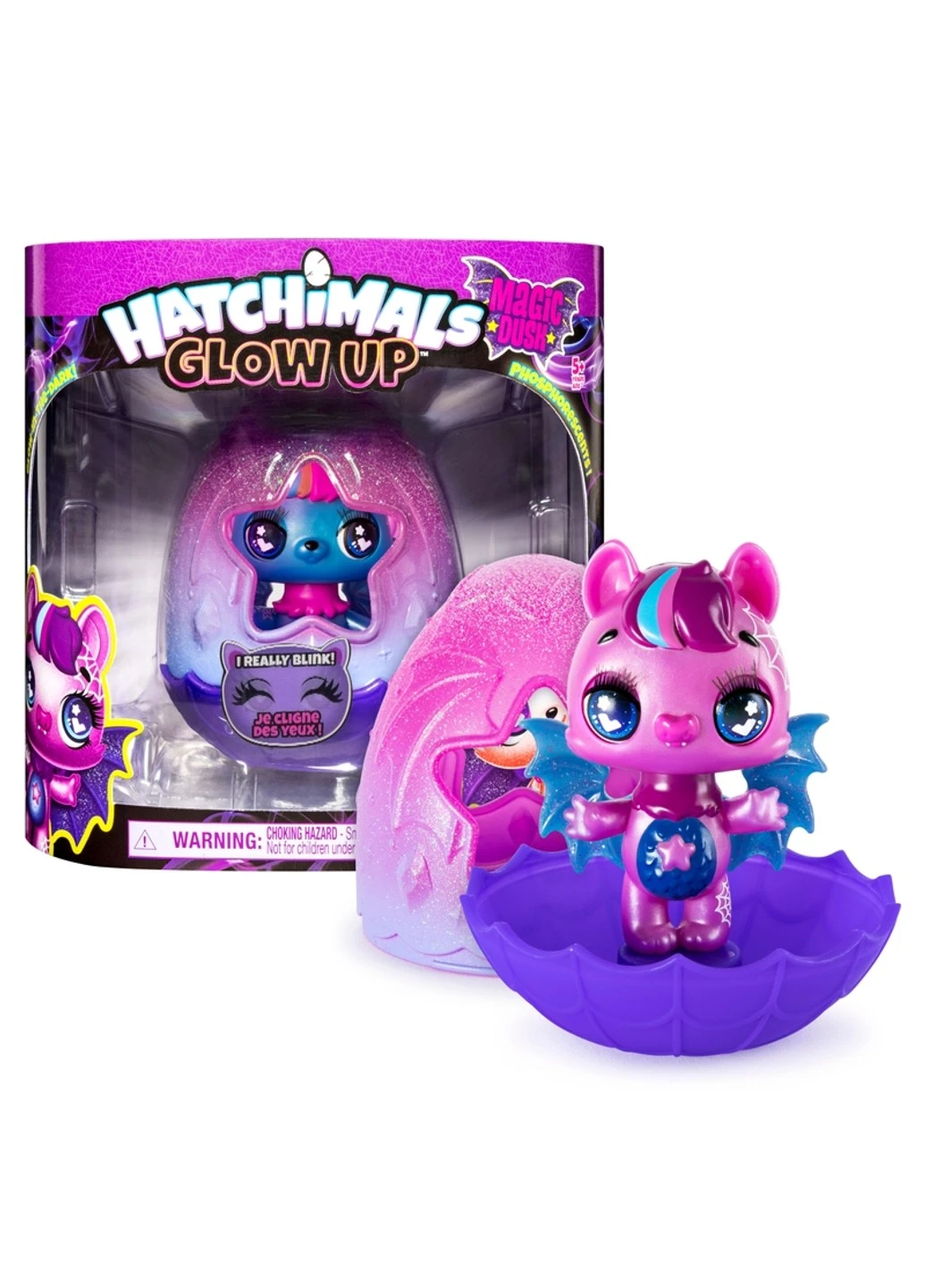 Ігрова фігурка Hatchimals Glow Up Magic Dusk Світяться крила в темряві (6055035) Spin Master (255254395)