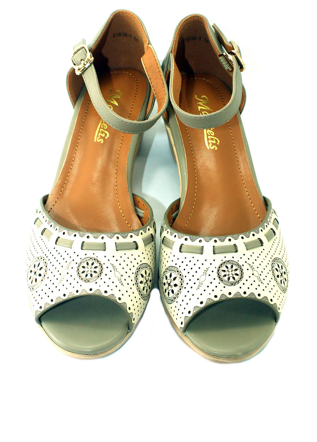 Хаки босоножки No Brand с ремешком