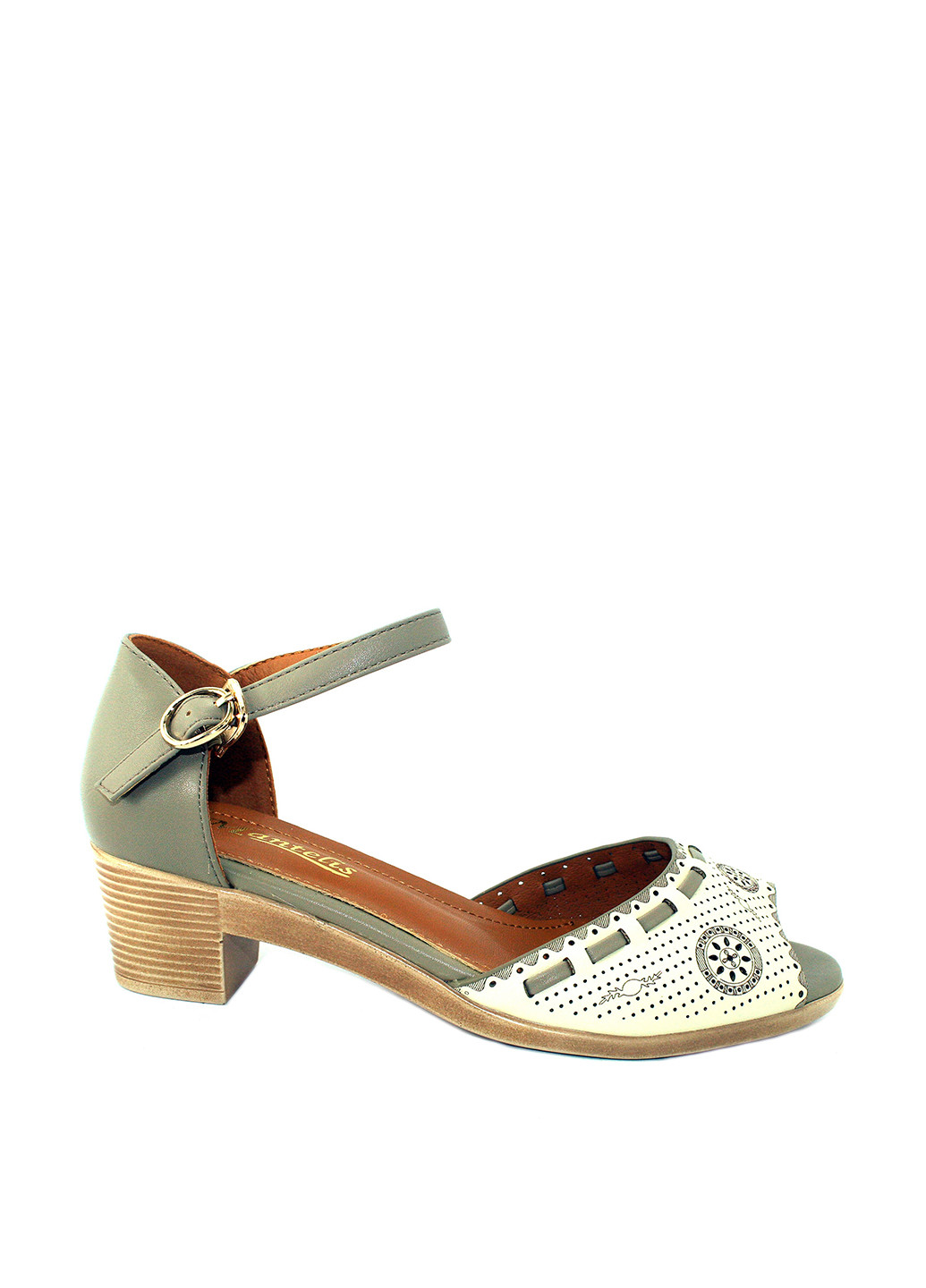 Хаки босоножки No Brand с ремешком