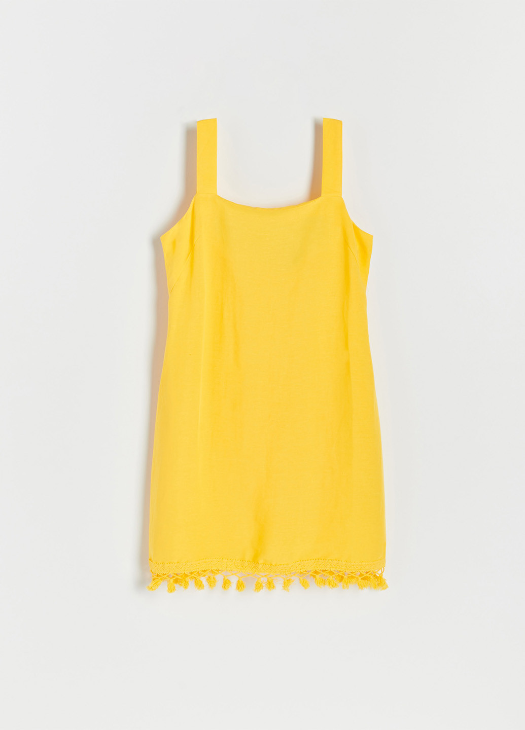 Желтое кэжуал платье Reserved однотонное