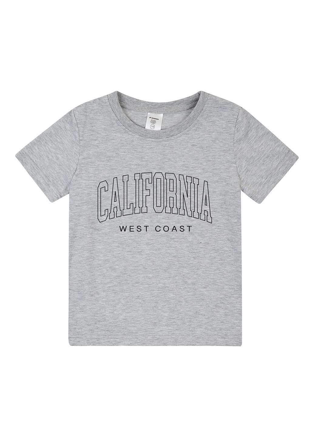 Серая летняя футболка Garnamama