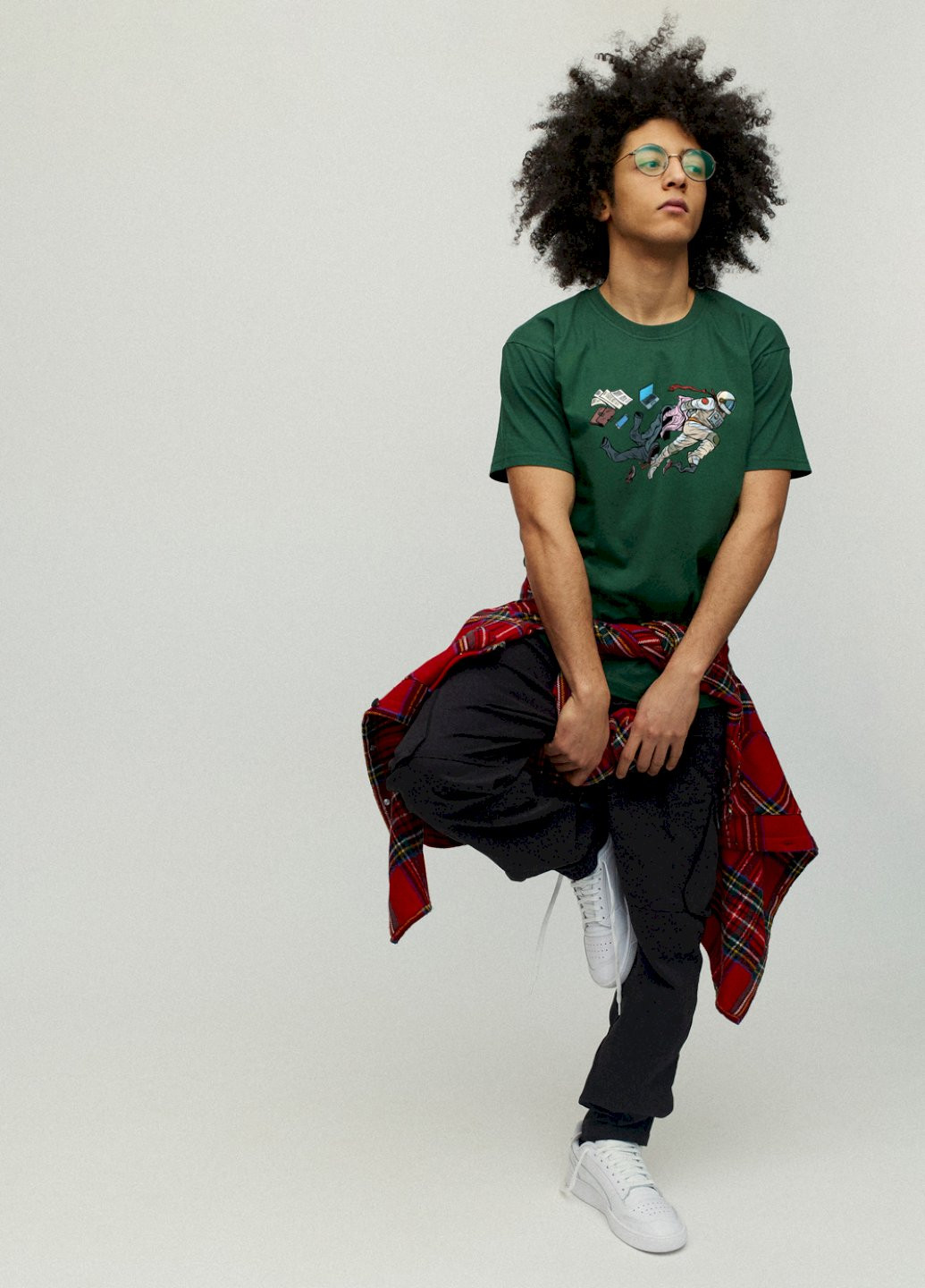 Темно-зелена футболка чоловіча YAPPI