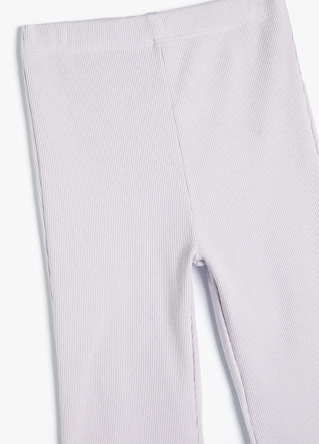 Светло-лиловые кэжуал демисезонные клеш брюки KOTON